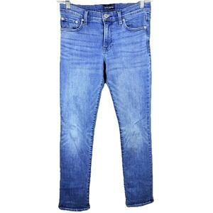 Lucky Brand Sweet Mid Rise Straight Jeans Womens 6/28R Blue Stretch Denim